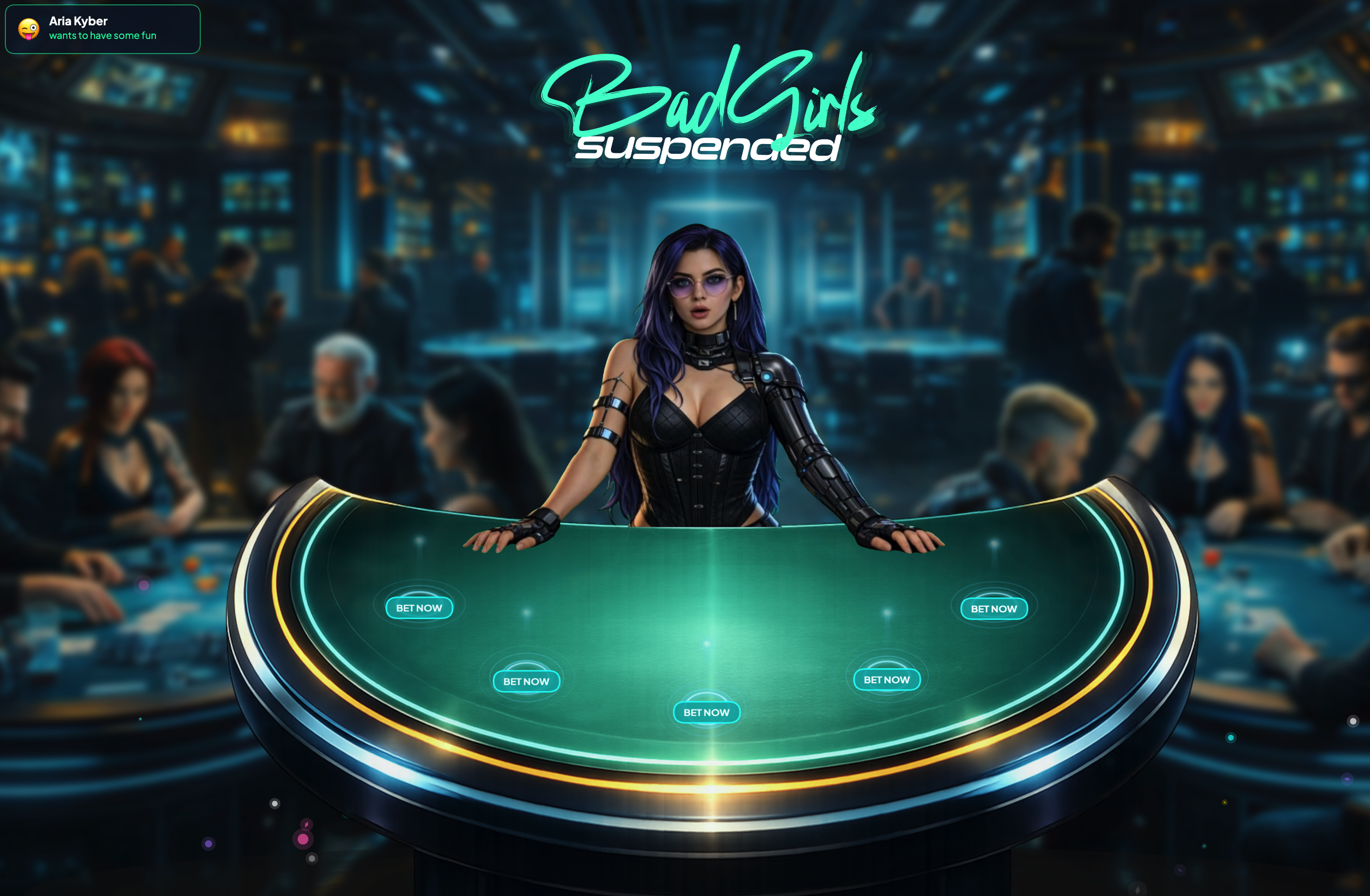 Badgirls | Suspended - Cyberpunk Blackjack